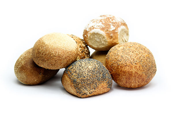 Blandede rundstykker