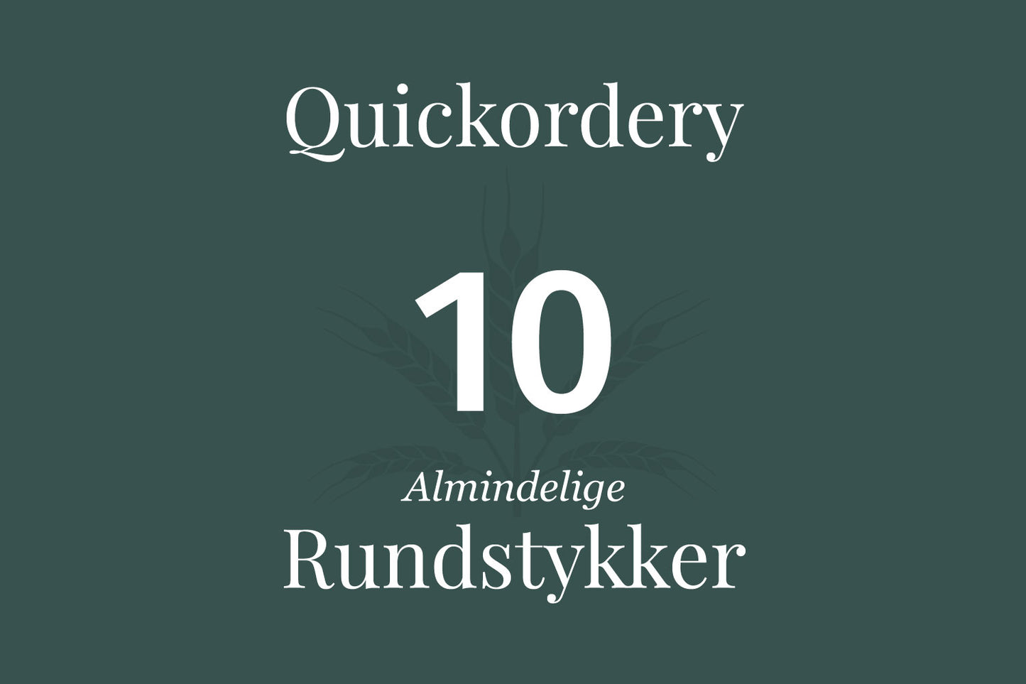10 alm. rundstykker