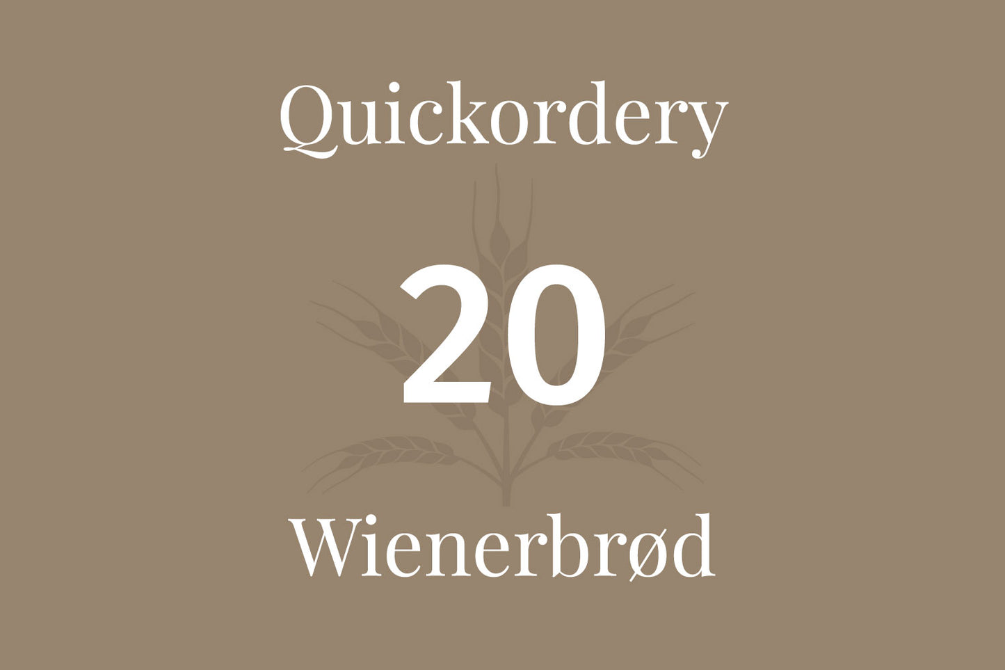 20 wienerbrød