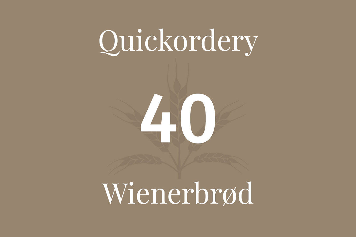 40 wienerbrød