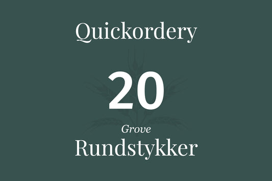 20 grove rundstykker